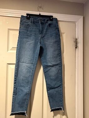 Classic High-Rise Skinny Jeans - Medium Blue